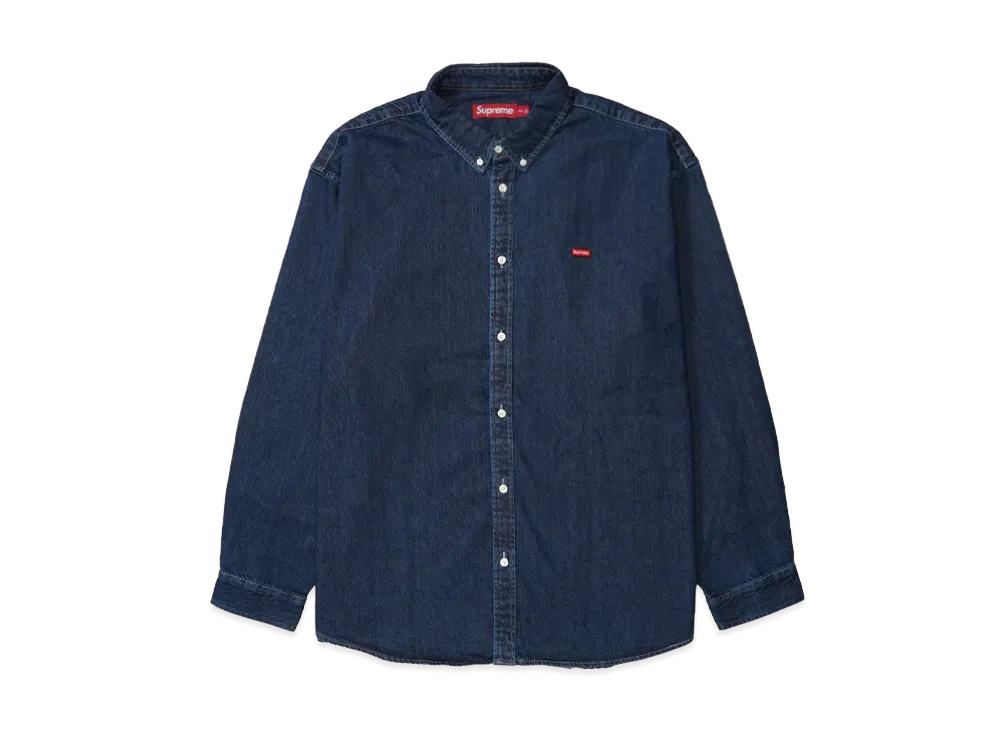 Supreme Small Box Denim Shirt (25FW) "Indigo"