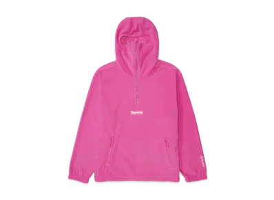Supreme Polartec Face Mask Half Zip Hooded Sweatshirt "Fuchsia"