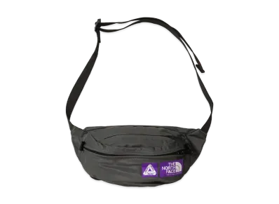 PALACE x The North Face Purple Label Mountain Wind Waist Bag "Asphalt Gray"