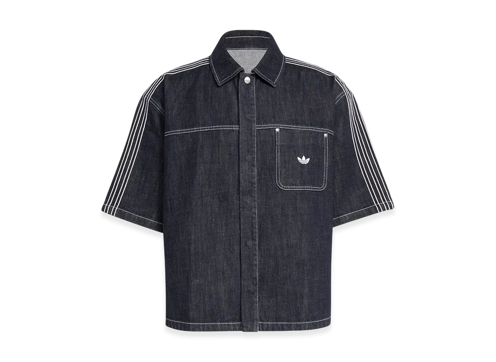 adidas Originals Denim Short Sleeve Work Shirt "Indigo Denim"