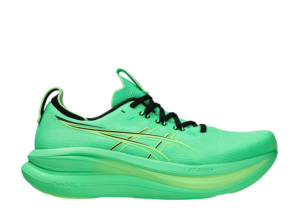 アシックス ゲルニンバス28 "バイタルグリーン/イリュージョングリーン"