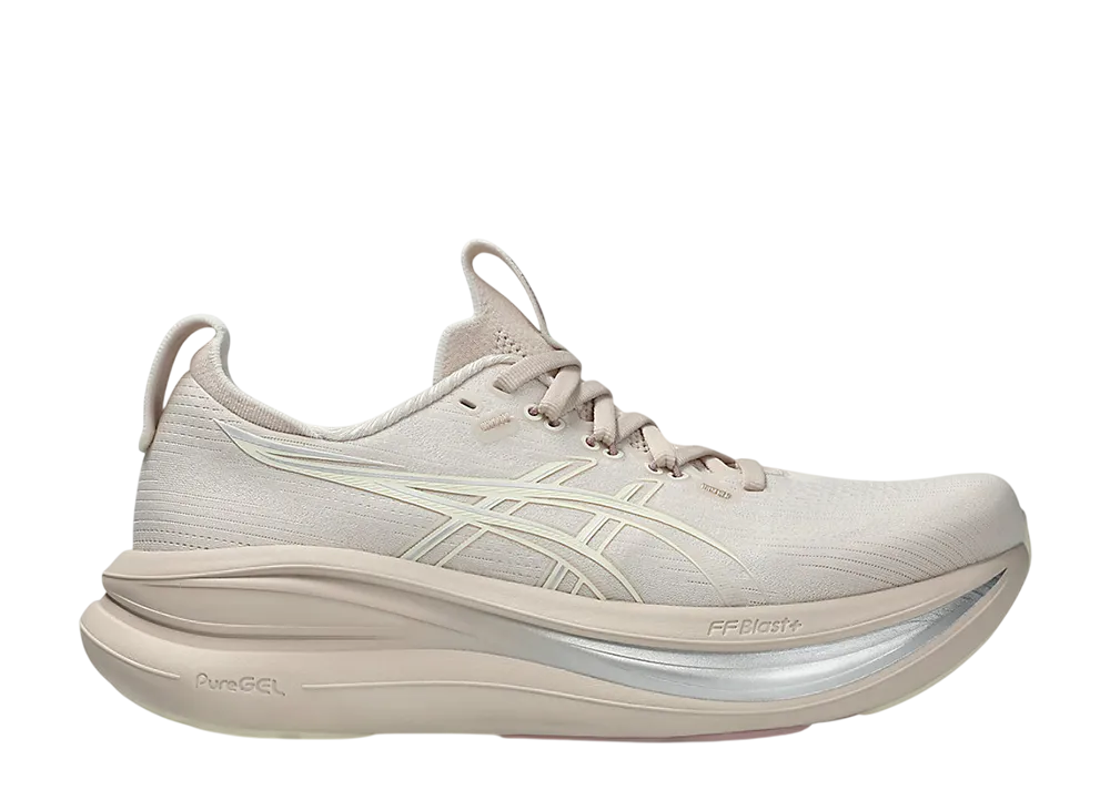 アシックス ウィメンズ ゲルニンバス28 "ミネラルベージュ/クリーム"