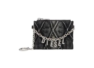 Diesel Card Holder With Chain "Dark Grey"