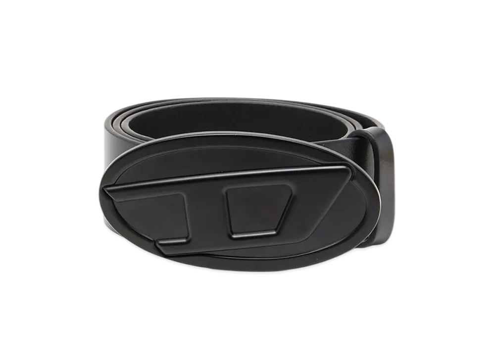 Diesel B-1dr 2.0 Leather Belt "Black"