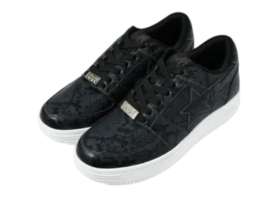 A BATHING APE PYTHON BAPE STA Low "Black"
