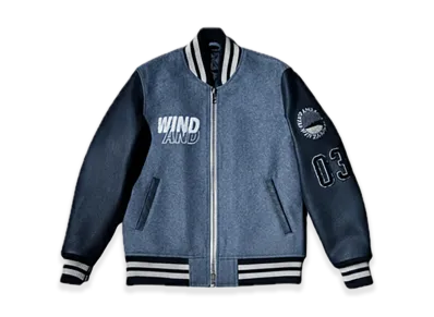 WIND AND SEA Horie 5th Limited Stadium Jacket "Gray"