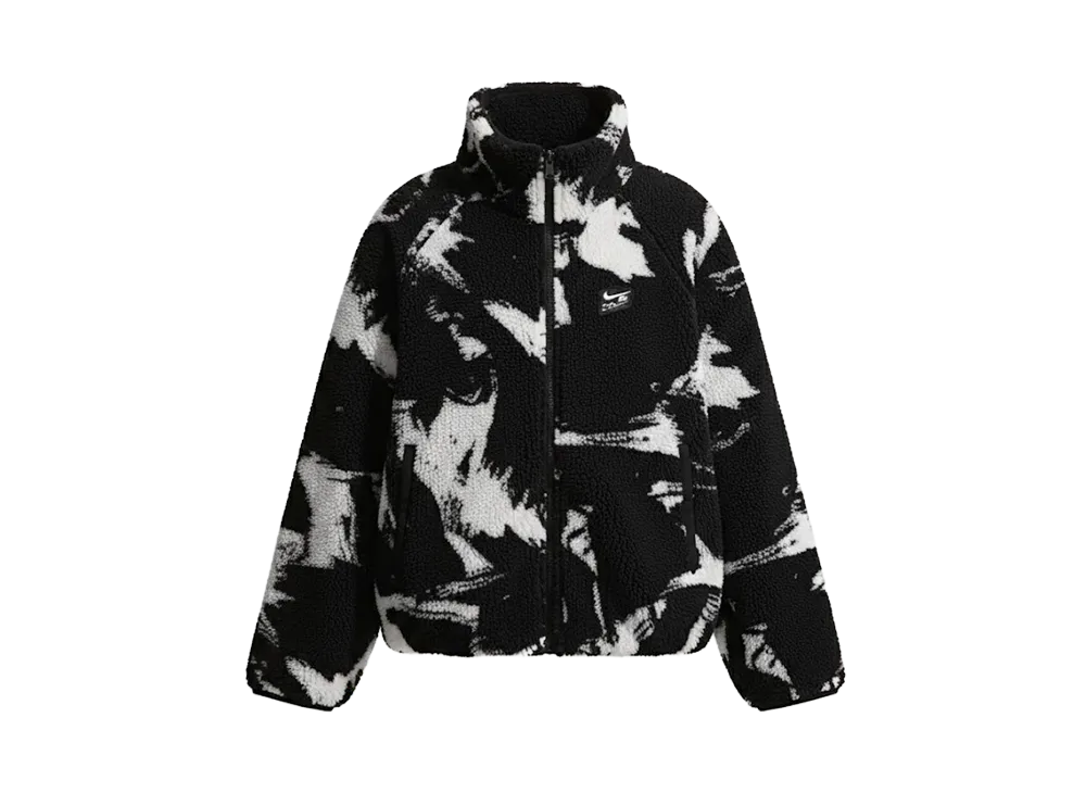 Nike Sportswear Oversized High-Pile Fleece Top Women's "Black"