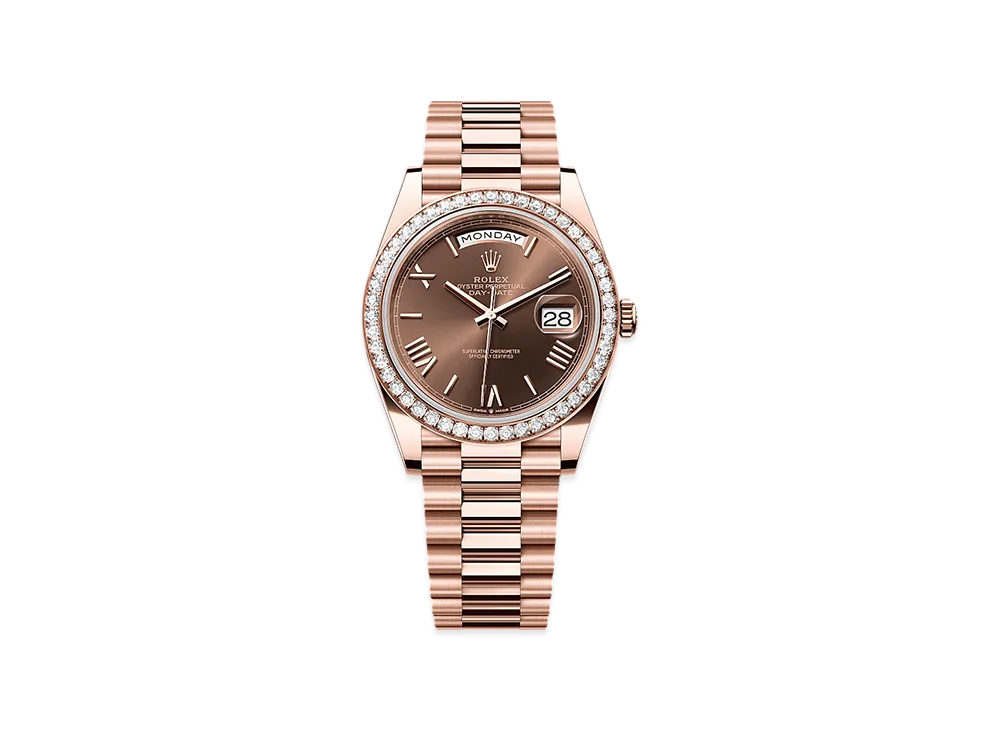 ROLEX Day Date 40 Diamond "Chocolate" 228345RBR
