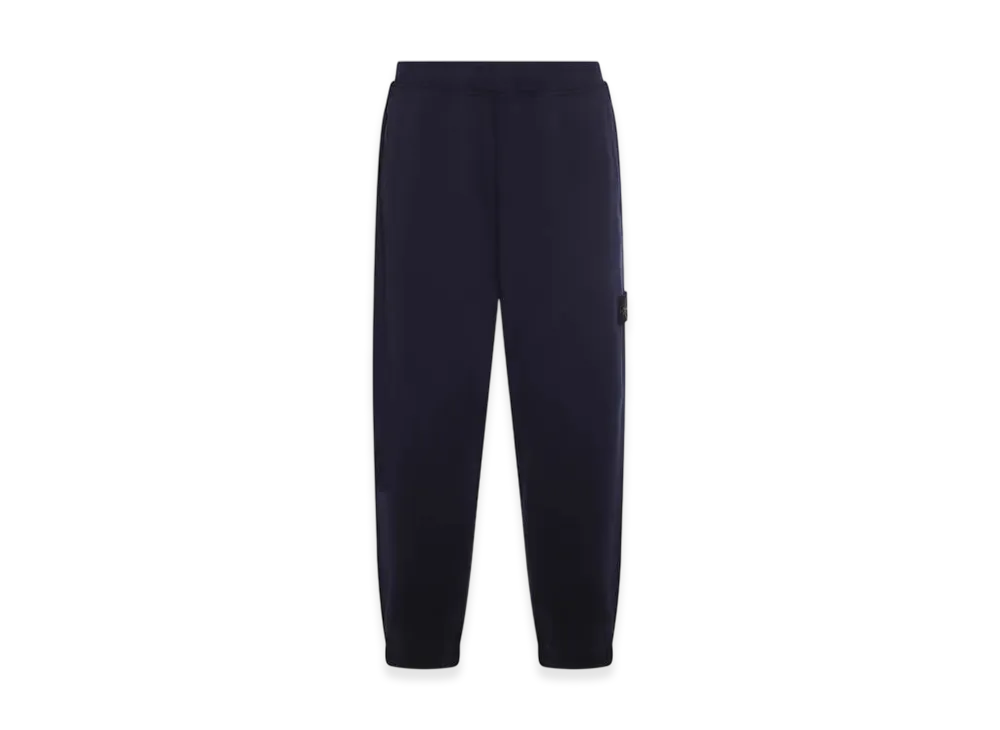 Stone Island Brushed Organic Cotton Fleece Sweat Pants "Navy"