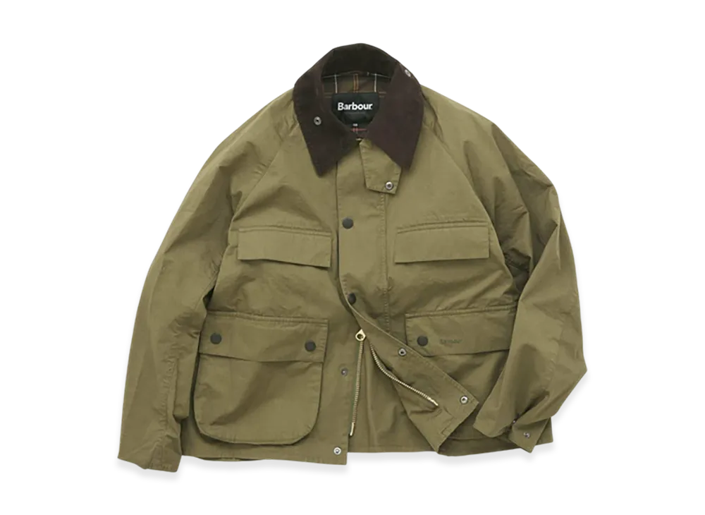 Barbour x JOURNAL STANDARD Cropped Old Bedale C/Ltwill "Khaki"