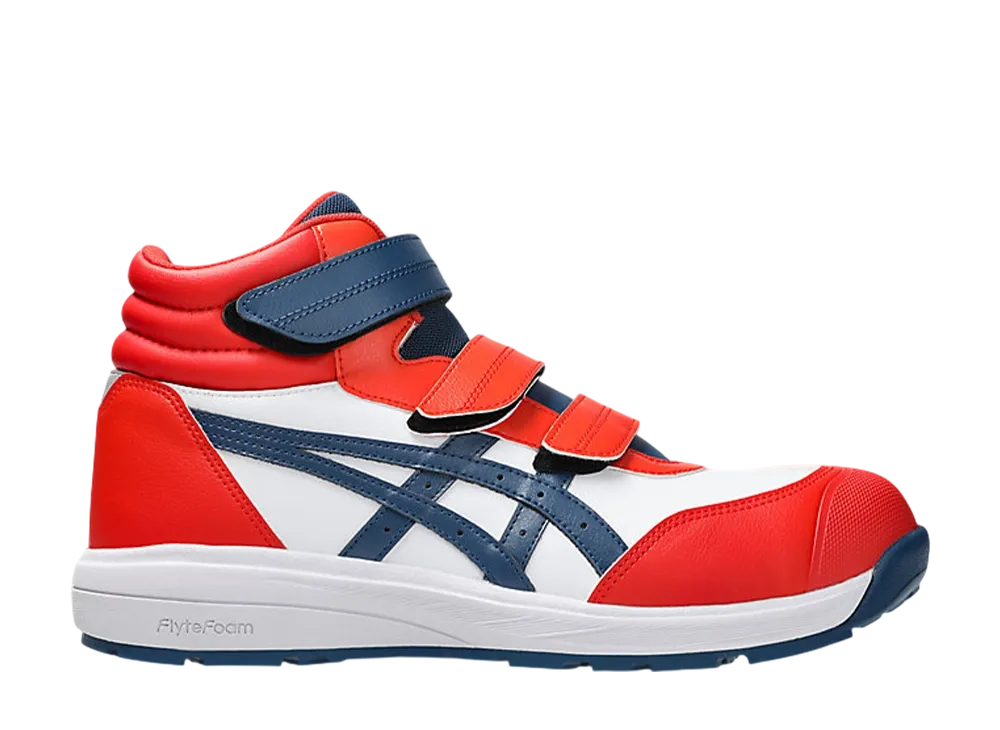 アシックス ウィンジョブ CP312 LC "ホワイト/ファイアリーレッド"