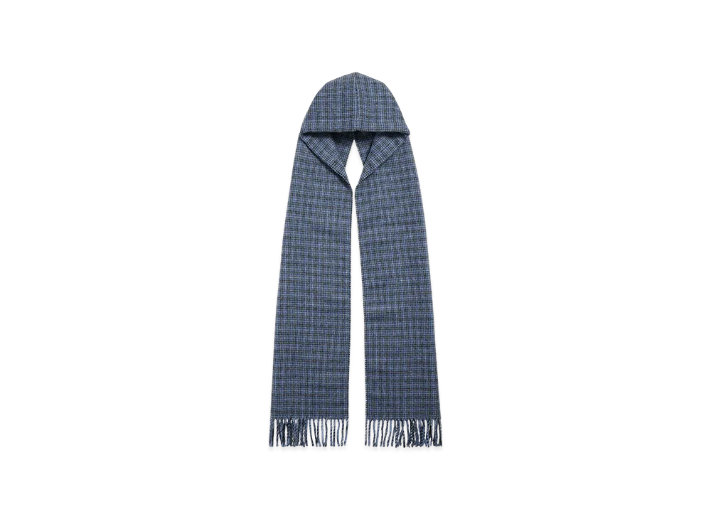BALENCIAGA Hooded Scarf "Blue"