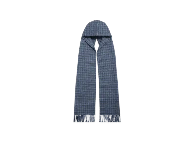 BALENCIAGA Hooded Scarf "Blue"