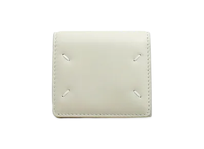 Maison Margiela 4Stitch Calfskin Three Fold Tiny Wallet "Greige"