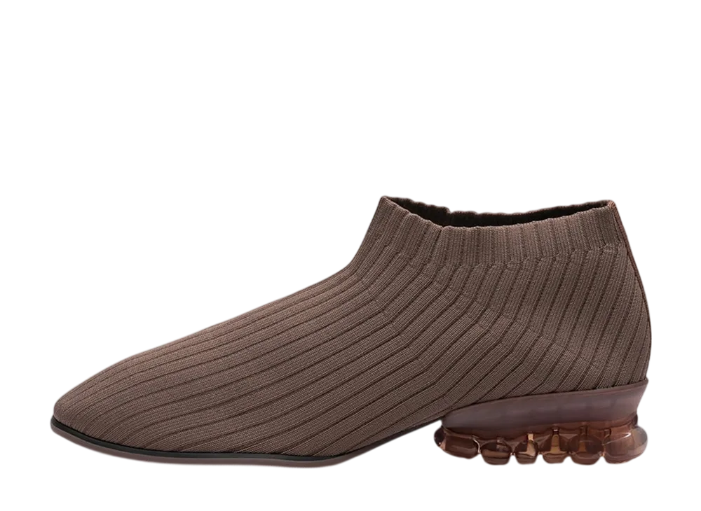 グランズ ウィメンズ ベイビージュエリー リブソック ショート "グレージュ"