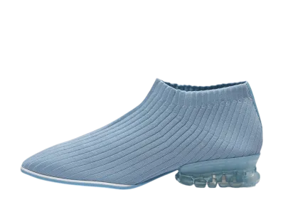 grounds Women's BABY JEWELRY RIB SOCK SHORT "Gray Sky/Ice"