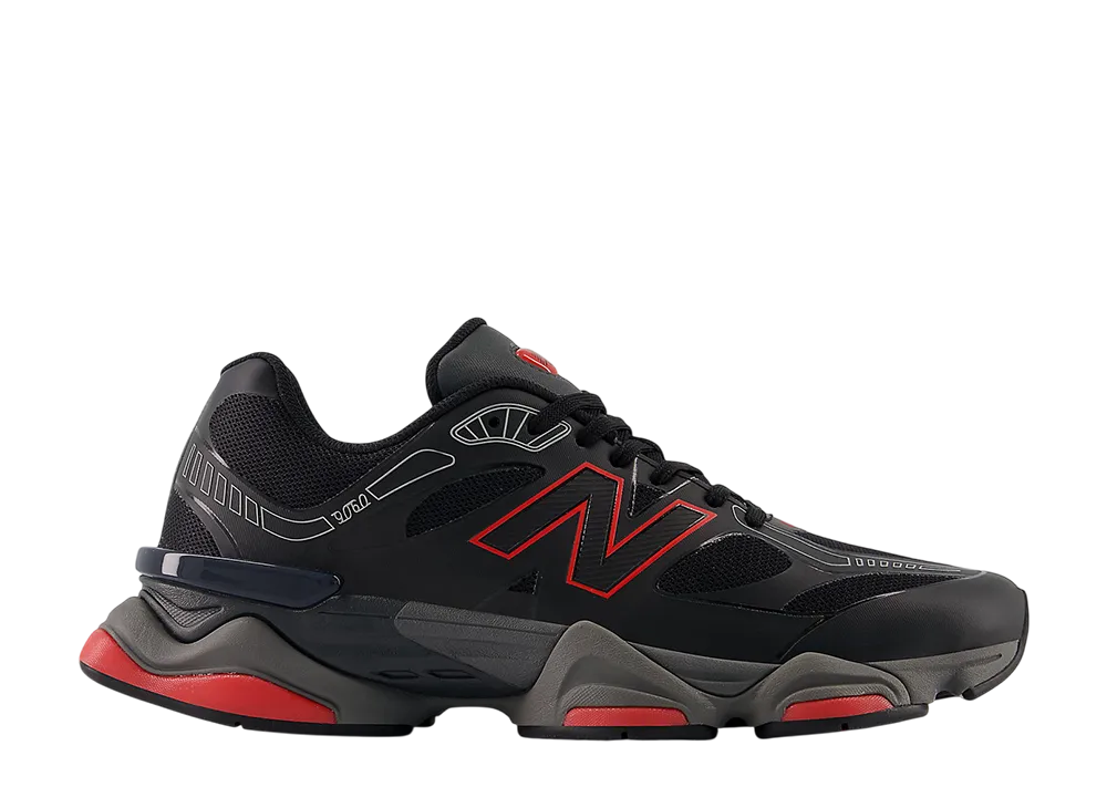 ニューバランス 9060 "ブラック/ファイアクラッカー"