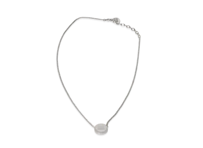 MIU MIU Metal Necklace "White"