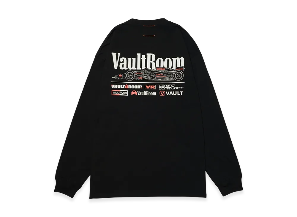 VAULTROOM VR Racing L/S Tee "Black"