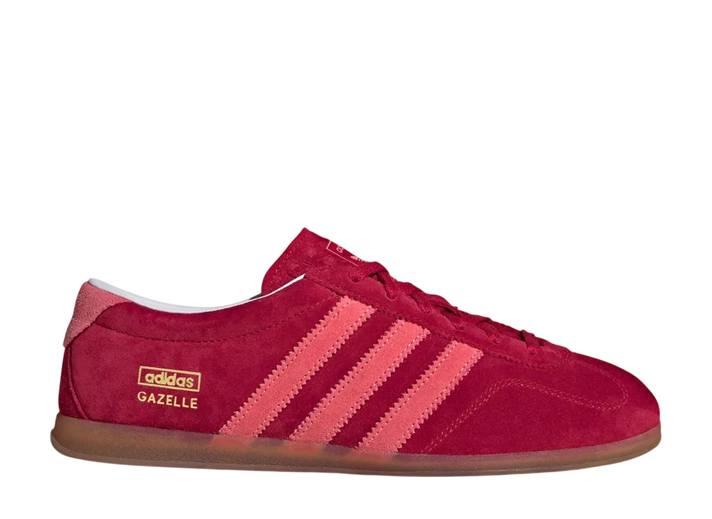 アディダス ウィメンズ ガゼル ロー プロ "チームビクトリーレッド/ガム"