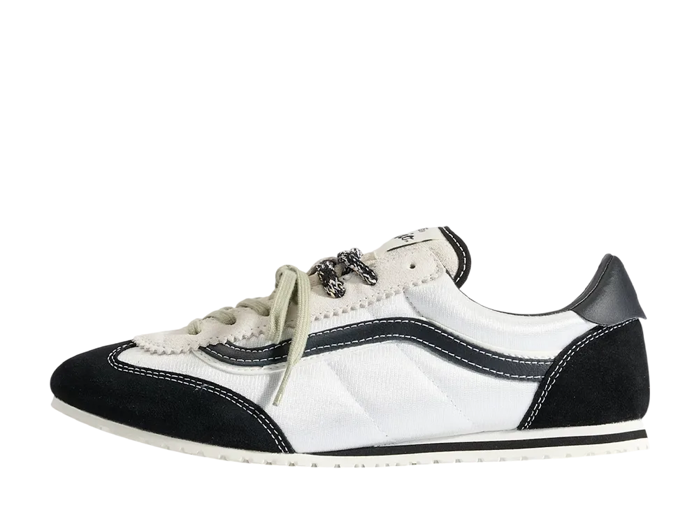 バンズ プレミアム スーパーロープロ デュアルレース サテン "ブラック/シルバー"