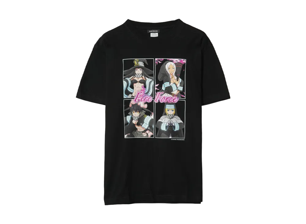 炎炎ノ消防隊 x SNKRDUNK \ PRINCESSES TEE "BLACK"