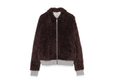 UNDERCOVER Nylon Feather Yarn Blouson "Brown"