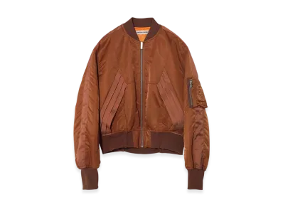UNDERCOVER Nylon Padded MA-1 Jacket "L.Brown"