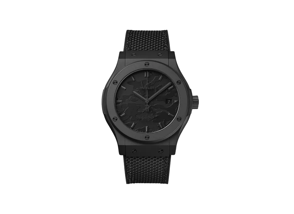 HUBLOT x Yohji Yamamoto Classic Fusion "All Black Camo"
