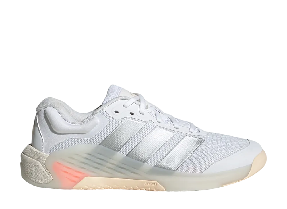 adidas Women's Dropset 4 Training "Cloud White/Silver Metallic/Lucid Orange"