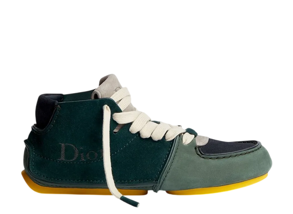 ディオール ローディー レースアップ ブーツ ヌバック & スエード "グリーン/ネイビー"