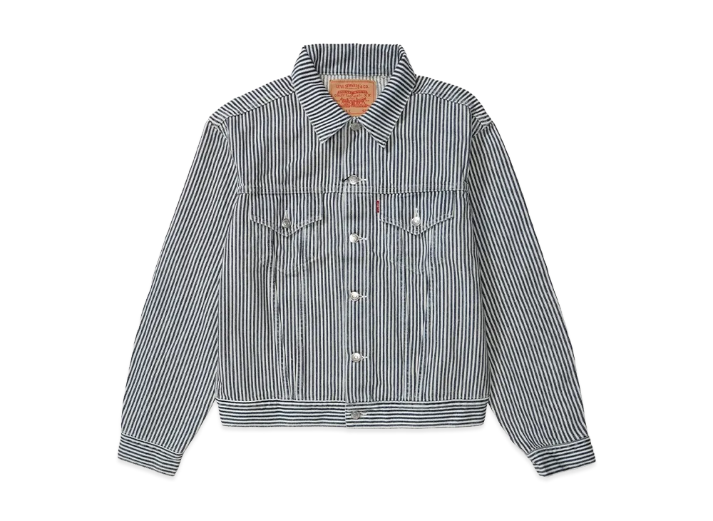 リーバイス x ニゴー 557XX ヒッコリー ストライプ トラッカー ジャケット "インディゴ" XX25JK006 / A59040000