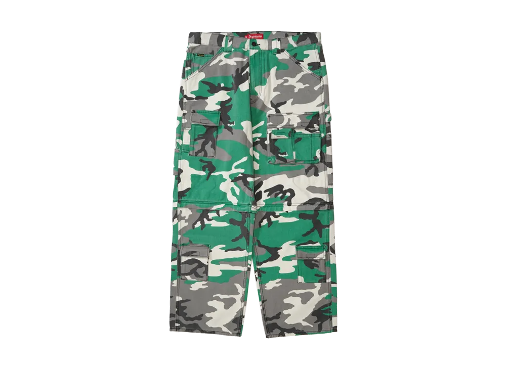 シュプリーム ジップ オフ ユーティリティ パンツ "グリーン カモ"