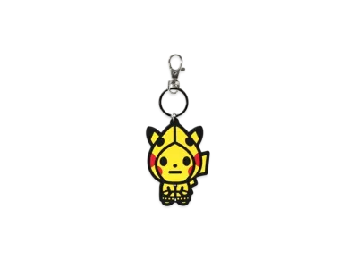 A BATHING APE x Pokemon Pikachu Key Chain "Yellow"