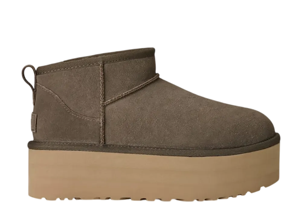 アグ ウィメンズ クラシック ウルトラ ミニ プラットフォーム "ドライドオレガノ"