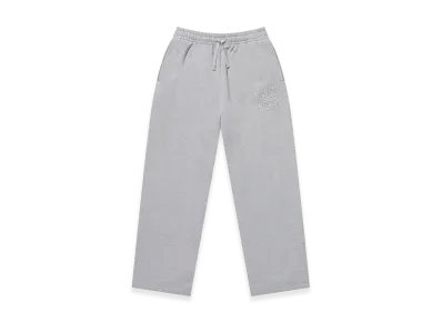 BlackEyePatch Rhinestoned OE Logo Sweat Pants "Heather Gray"