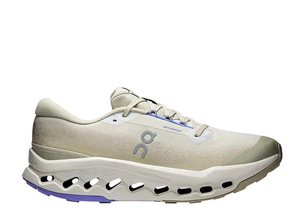 オン クラウドサーファー トレイル2 ウォータープルーフ "ゴースト/チョーク"