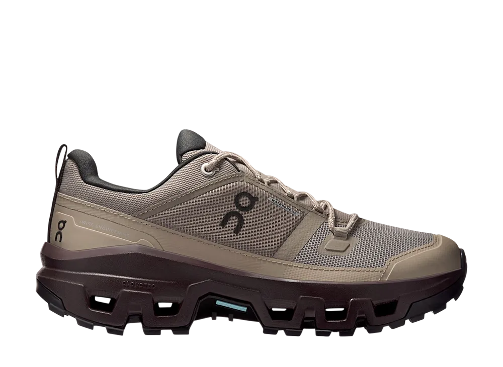 オン ウィメンズ クラウドロック ロー ウォータープルーフ "シンダー/Ox"