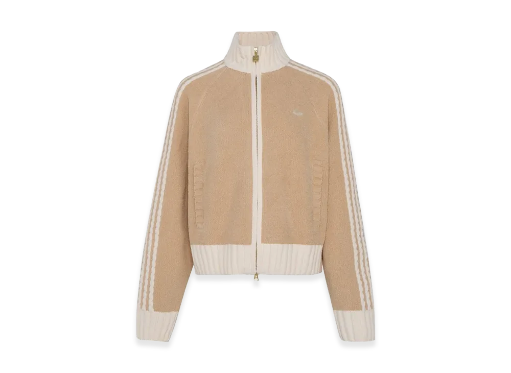 adidas Originals Women's Knit Track Top Jacket "Beige"
