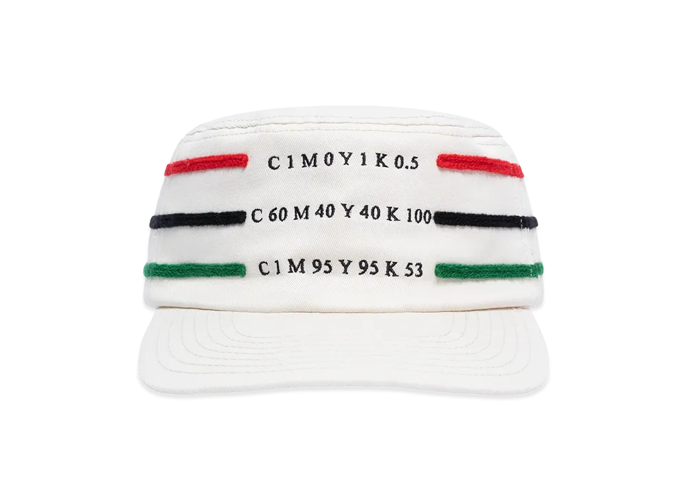 DENIM TEARS Thomas / Orito CMYK RGB Painter Hat "Beige"