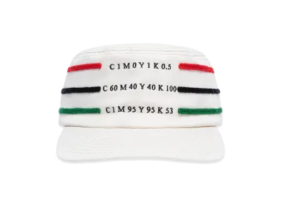 DENIM TEARS Thomas / Orito CMYK RGB Painter Hat "Beige"