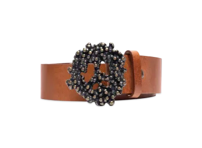 DENIM TEARS Peace Wreath Belt "Brown"
