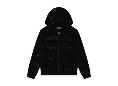 DENIM TEARS Systemic Racism Controls America Zip Hoodie "Black"