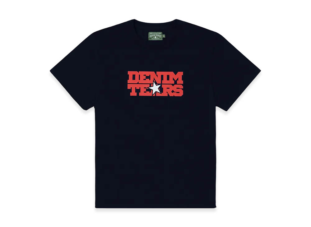 DENIM TEARS Most Dangerous Tee "Navy"
