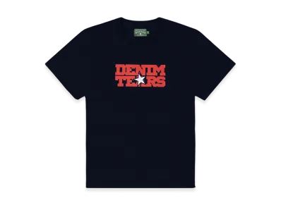 DENIM TEARS Most Dangerous Tee "Navy"