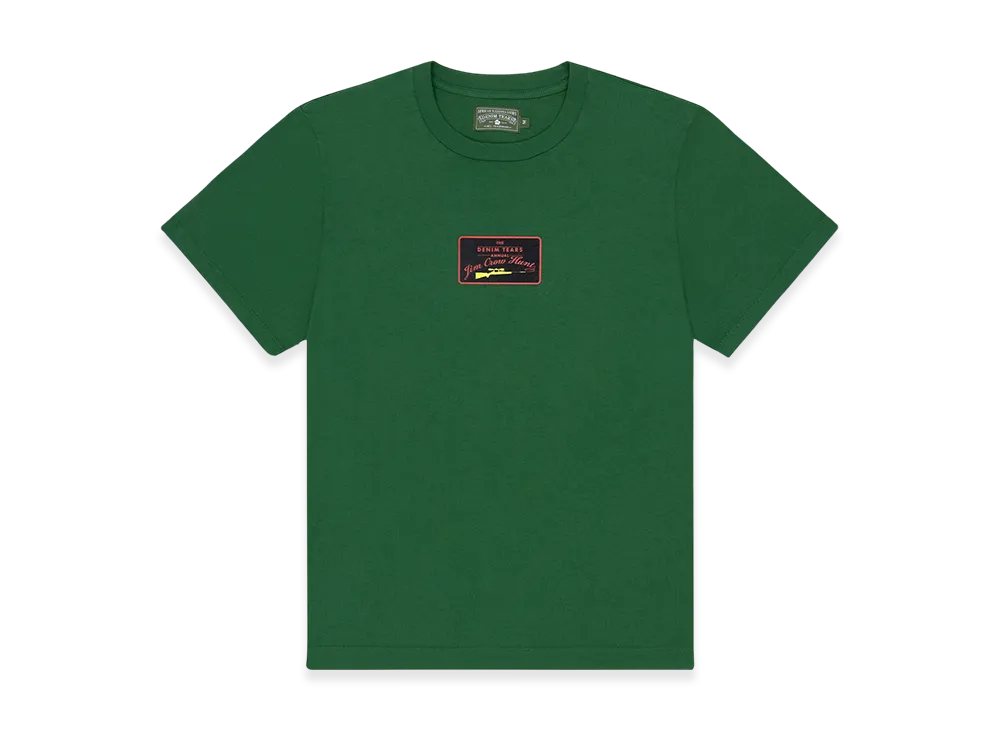 DENIM TEARS Jim Crow Hunt Tee "Green"