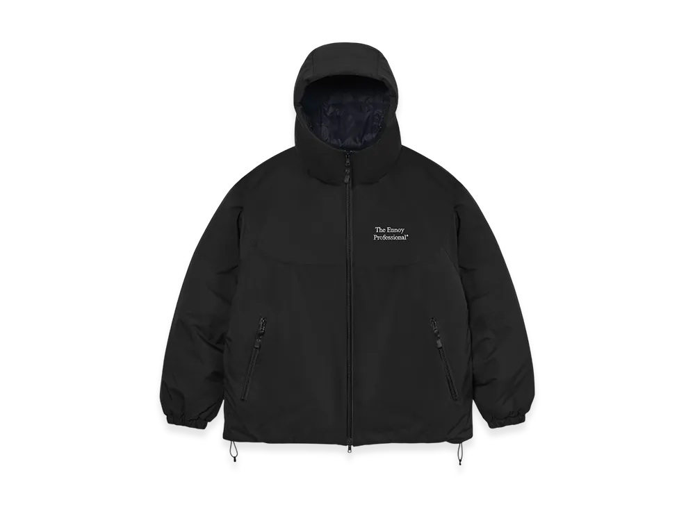 ENNOY Stylistshibutsu Padded Nylon Hoodie "Black" (26SS)