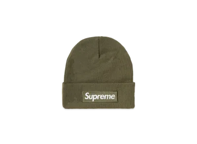 Supreme x NEW ERA Box Logo Beanie (25FW) "Light Olive"