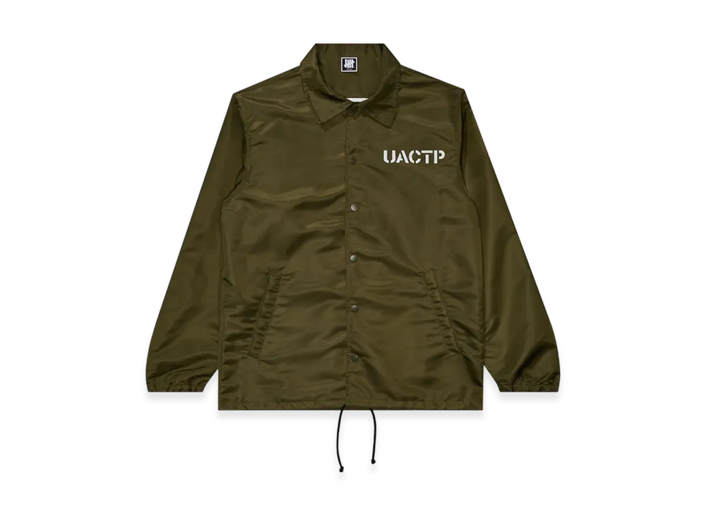 UNDEFEATED UACTP Stencil Coaches Jacket "Green"