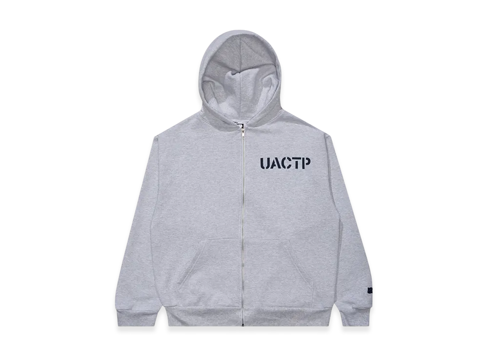 UNDEFEATED UACTP XXL Zip Hood "Heather Grey"